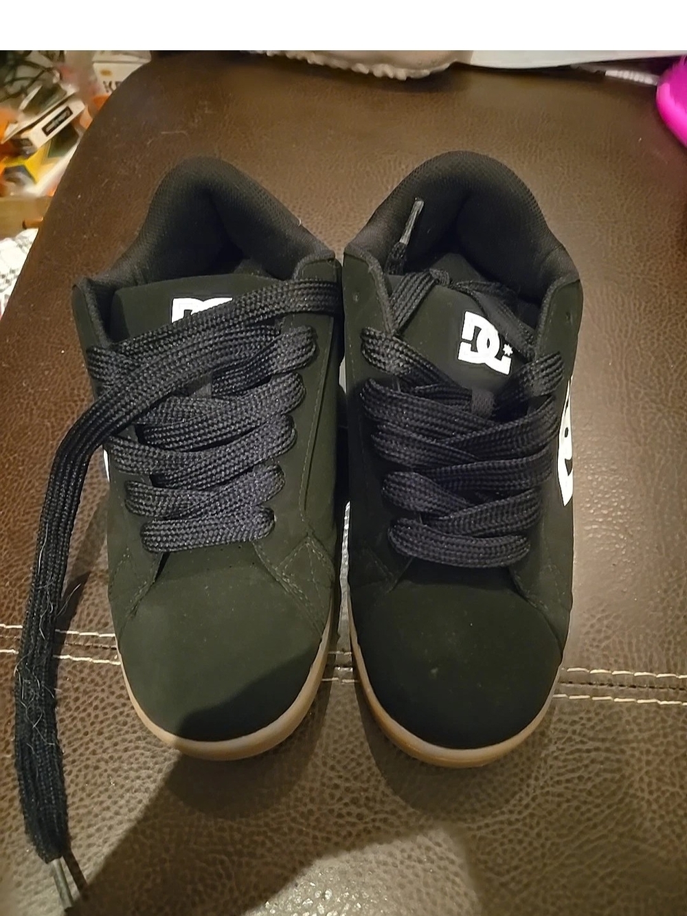 DC Shoes Mens Skate Sneakers in Black - 8.5 US B5